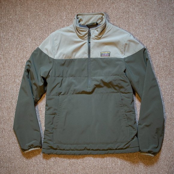 Ll Bean Insulated Stretch Pullover 